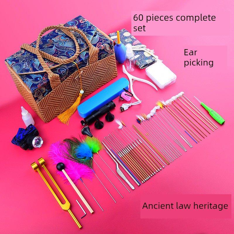 摘耳工具套装,专业技术人员全套摘耳灯,摘耳勺,摘耳工具套装盒