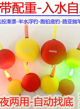 升级自立电子夜光洛阳鳙鱼浮漂
