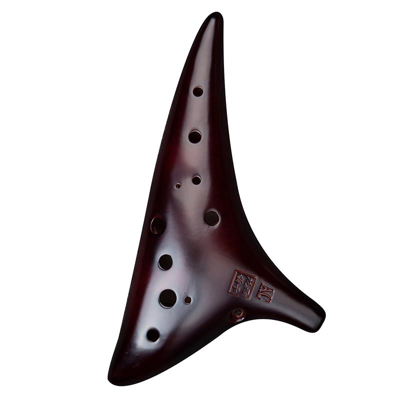 正品西子龙韵笛陶2孔S1C调初小学入门小众乐器便携式型专业女生自