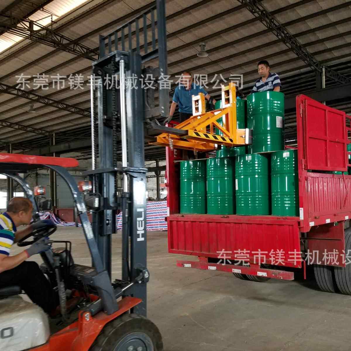 油桶夹油桶装卸夹铁桶/胶桶/纤维桶通用重型双油桶夹具
