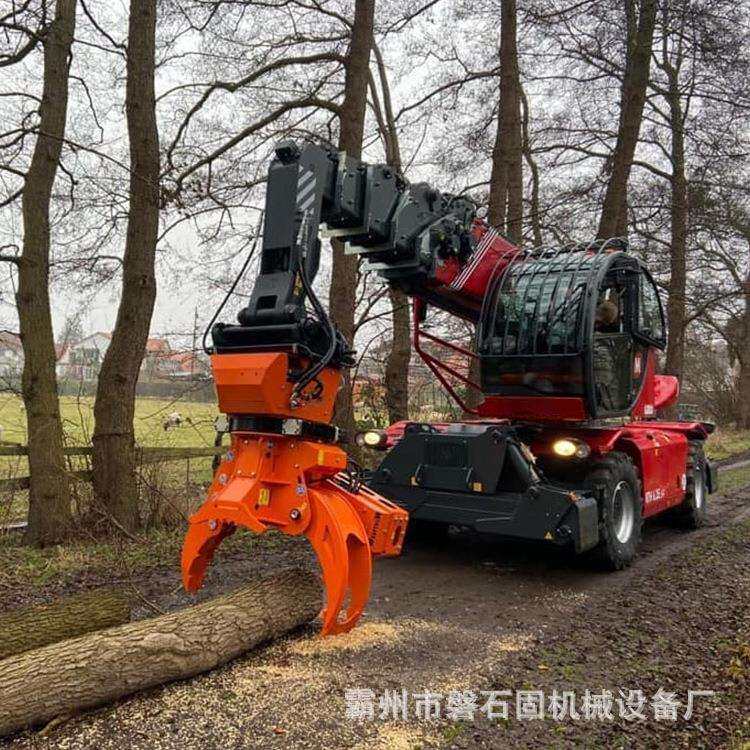 XZ-1智能液压简易伐木机挖掘机树去枝截断剪刀360度旋转抱夹锯