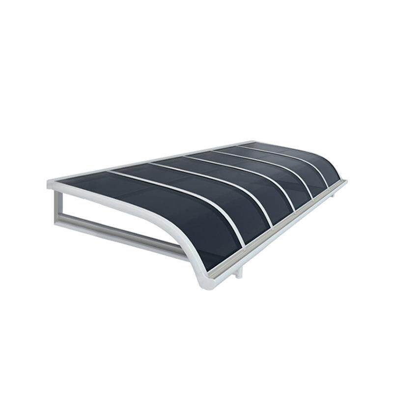 铝合金雨棚简易遮阳棚阳台窗户屋檐庭院大门户外防雨家用遮雨棚