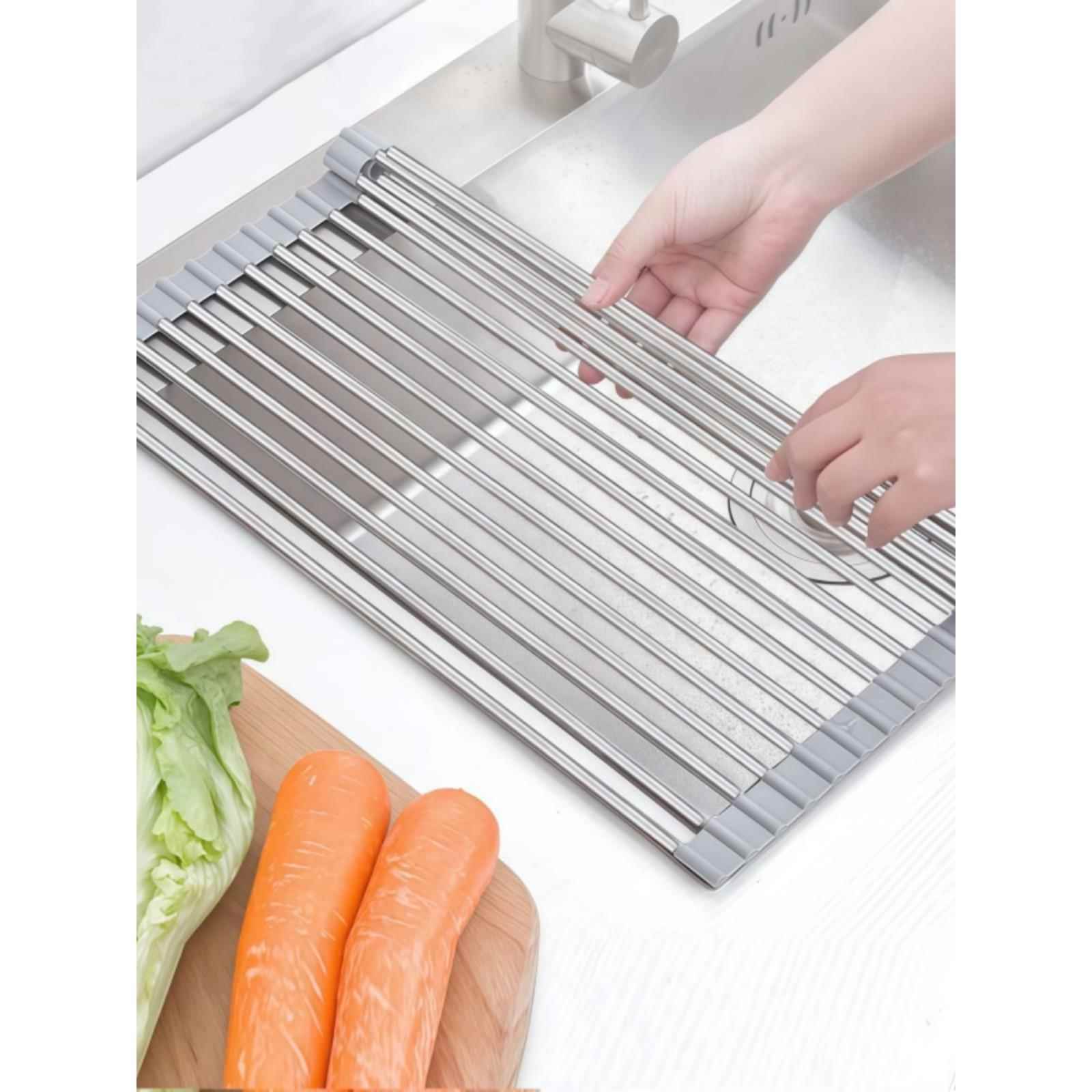 沥水架碗架厨房水槽不锈钢水池收纳置物架碗碟洗碗池沥水篮碗盘