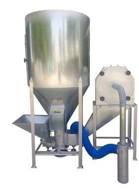 高档家用0300k50kg10g00kg立式无尘饲料搅拌粉碎机体机养殖场打料