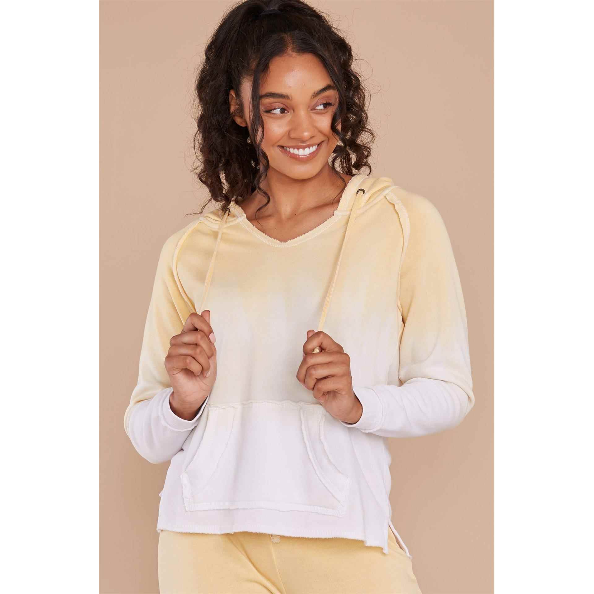 pullover long sleeve dye casual sweatshirt tie Sweatshirt