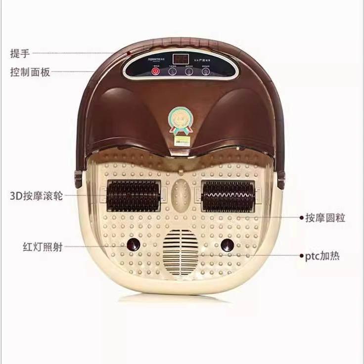 泡桶全自加动恒洗脚盆滚温轮按摩泡泡电脚热家用足RD-F204疗机足