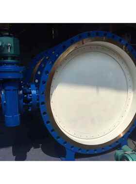 KD943H-6C法兰式蝶阀DN2000/PN0.6MPa电动手动两用开关蝶阀DN1200