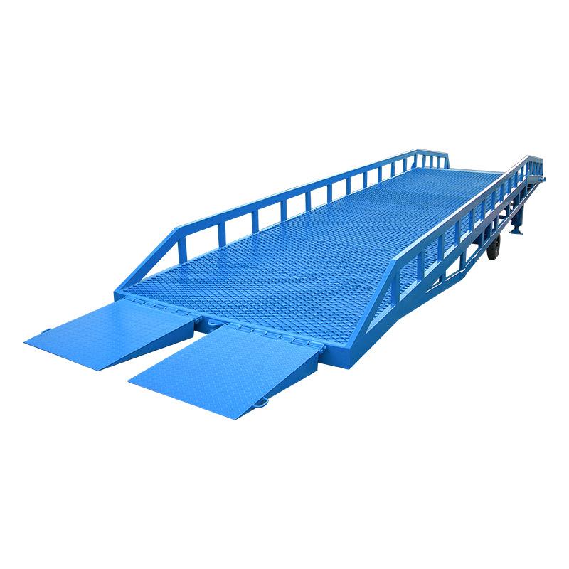 集装箱装卸货平台手动液压移动式登车桥8吨移动式液压登车桥