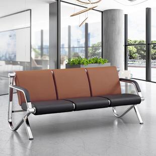 锈钢息排椅机场椅三人位公共座椅休不候诊区椅银SFKPY-05行等候椅