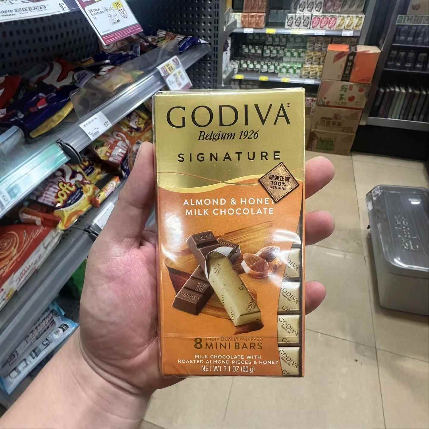 澳门GODIVA歌帝梵进口可可脂土耳其黑巧克力90g