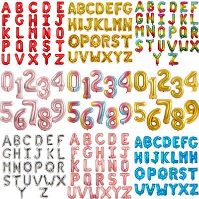 40 inch Letter A to Z Alphabet Foil Balloons Letter Birthday