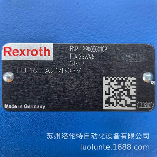 R900500189  FD16FA2X/B03V 液压元件 / 全新原装
