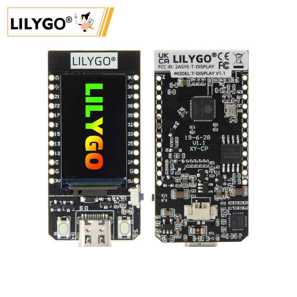 TTGO T-Display MCU32 WiFi 蓝牙模块 1.14英寸 LCD开发板