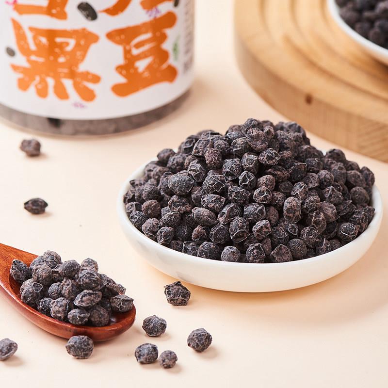零食贵族当归黑豆罐装450g开罐即食零食配料干净湖南长沙冰糖黑豆