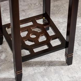 花中子ICP室内花台架花盆架客厅落地式 竹花架置物 吊架仿古花几式