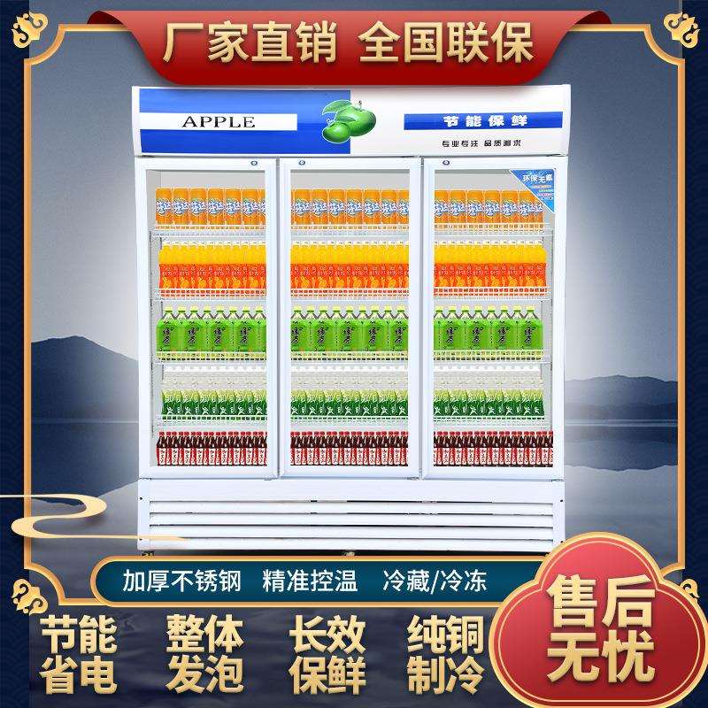 饮料柜冷藏商用展示柜超市便利店啤酒饮料酒水冰箱单双门立式冰柜
