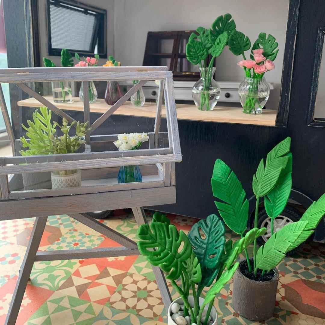 式质玻璃花房温室暖木房植无品牌/物防美冻室内庭院复古花阳台落