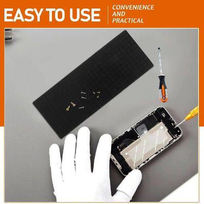Memory for Small Parts Screw Organizer Magnetic Mat