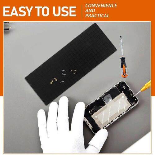 Memory for Small Parts Screw Organizer Magnetic Mat