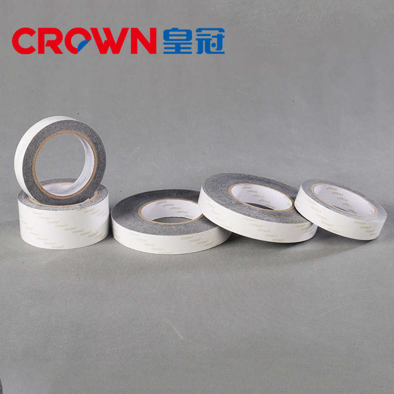 皇冠黑色棉纸胶带DS15BH显像管喇叭网电子音箱粘合皇冠双面胶现货