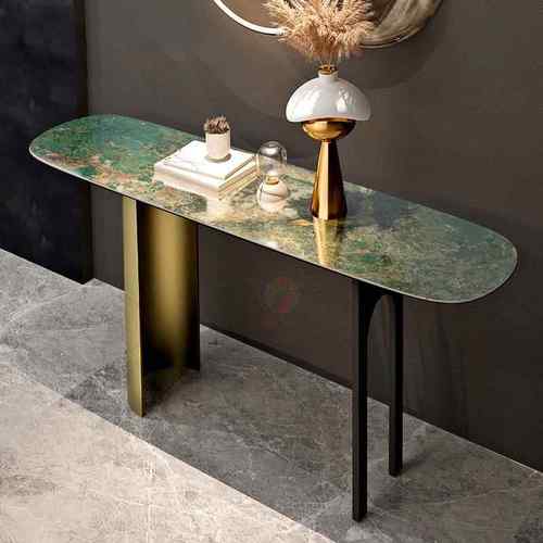 玄关柜极简约岩板玄关桌轻奢现代靠墙条案客厅厅柜进门入户端景台