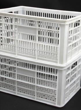 ll包邮40斤大塑料框周转筐长方形加厚蔬菜水果箱运输鸡蛋筐收纳