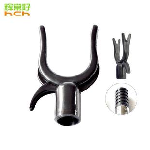 新料19mm内螺纹注塑衣叉头非通用撑衣杆头子晾衣服叉子叉衣杆头