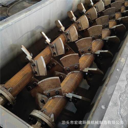 宏建 尘加湿机0SJ60 消SJ4 工业混粉泥土搅拌DYP机 双轴石灰化器