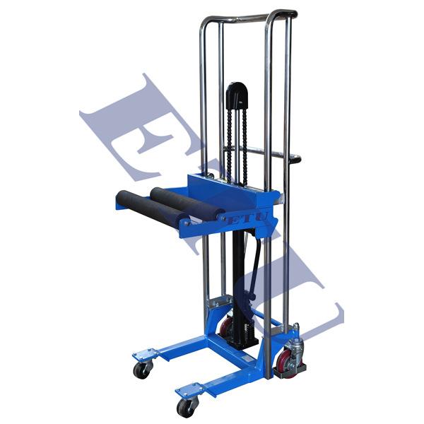 ,专业生产脚踏卷筒工位车纸卷堆高车手推式卷筒堆高车