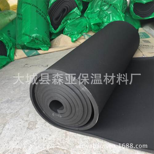 华美橡塑海绵保温板闭孔发泡绝热橡塑板房顶隔热棉厂家