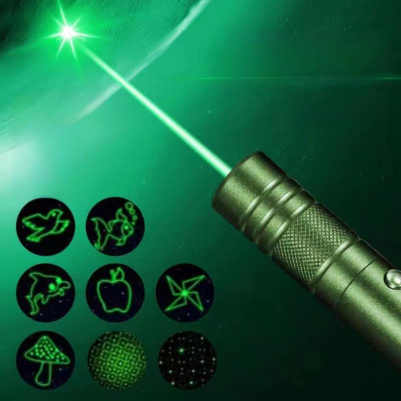 激光笔免费刻字大功率镭射激光灯绿光强光指星笔远射射笔售楼USB可充电激光手电极光笔红外线教鞭沙盘驾校