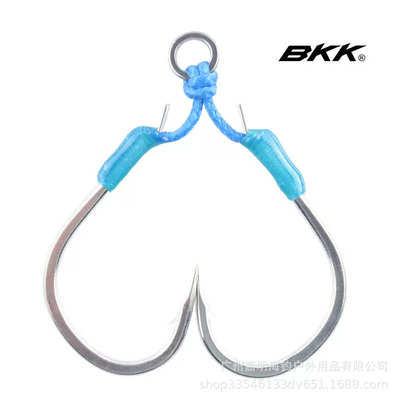 BKK慢摇铁板钩SF8063-CD船钓钩夜光快抽铁板钩硬钩近海深海钓