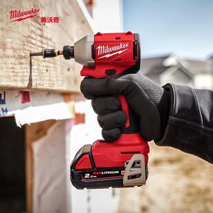米沃奇18V锂电起子机 Milwauke无刷电动批 冲击式手持螺丝刀