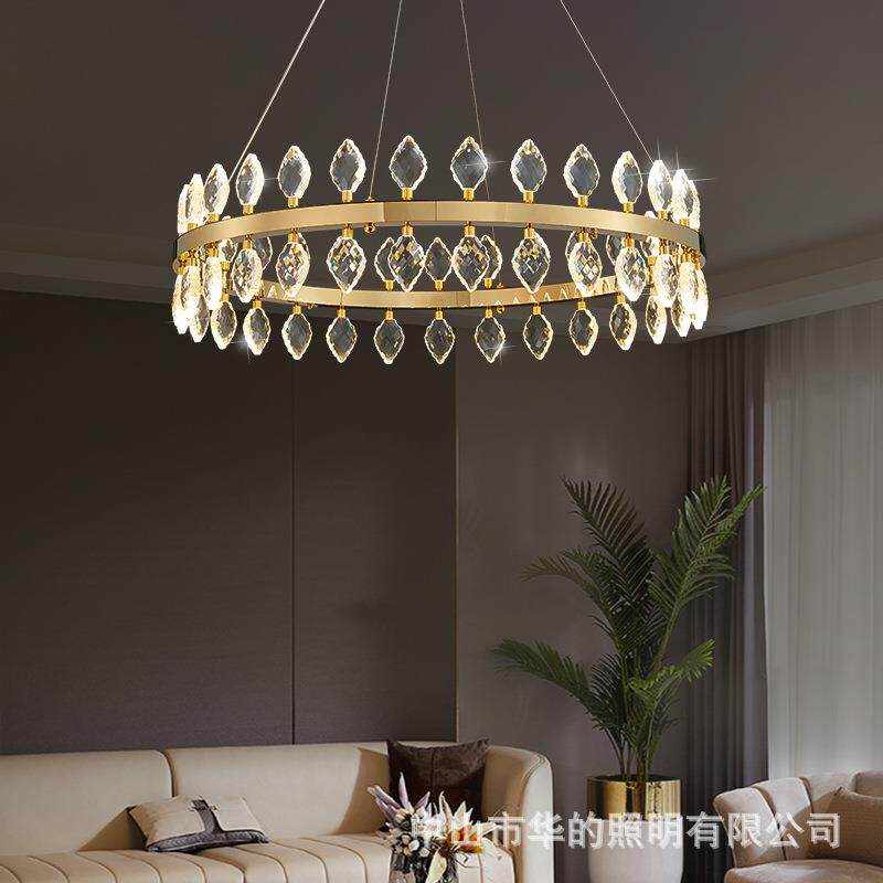 美式奢华艺术法式水晶吊灯轻奢客厅餐厅家用创意式设计师灯具