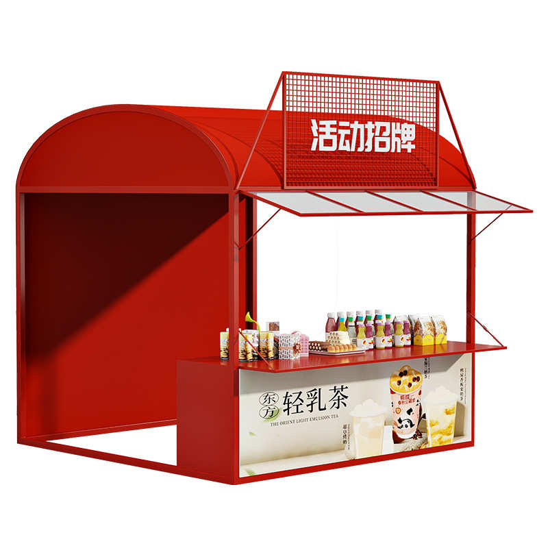 活动展会摊位架户外花车集市夜市餐车文旅促销创意铁艺摆摊展示架