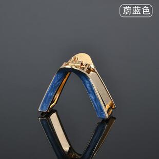 新款高马尾v型固定神器短发抓夹扎发水钻丸子头发量少高级感发夹