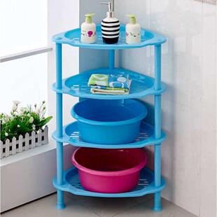 脸盆架落地储置三角塑料收纳物厕所层卫生间架物洗手间架子浴室