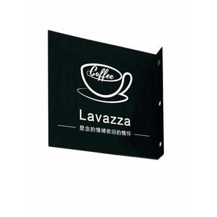 ins侧挂双面招牌服装工作室logo门牌特制美容店美甲美睫店铺门口