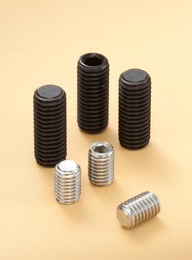 M2.5*2至16长均有现货sus304DIN913顶丝内六角平端紧定机米