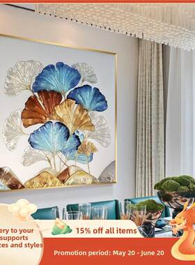珐琅装饰画入口大厅客厅背景墙无障碍豪华挂画餐厅卧室房间房子壁