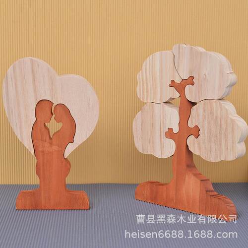 树形木质摆件可拆卸厂家直供木质工艺品装饰摆件家居玄关装饰