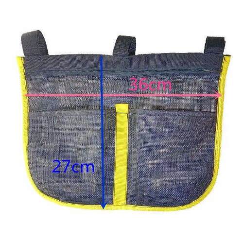 Anti-UV Boat Fishing Dock Rail Mesh Pouch Storage Bag for