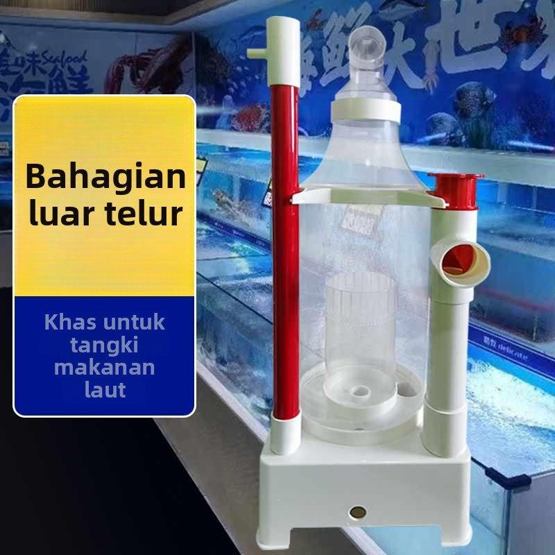 鱼缸蛋白质分离器海鲜池生鲜商超蛋分过滤增氧海水改善净化水质器
