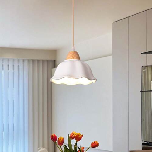 大观园餐厅吊灯现代简约创意日式原木三头餐桌饭厅吧台餐厅灯L271