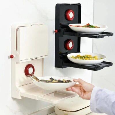 Multi-layer Food Preparation Rack Foldable No Punching