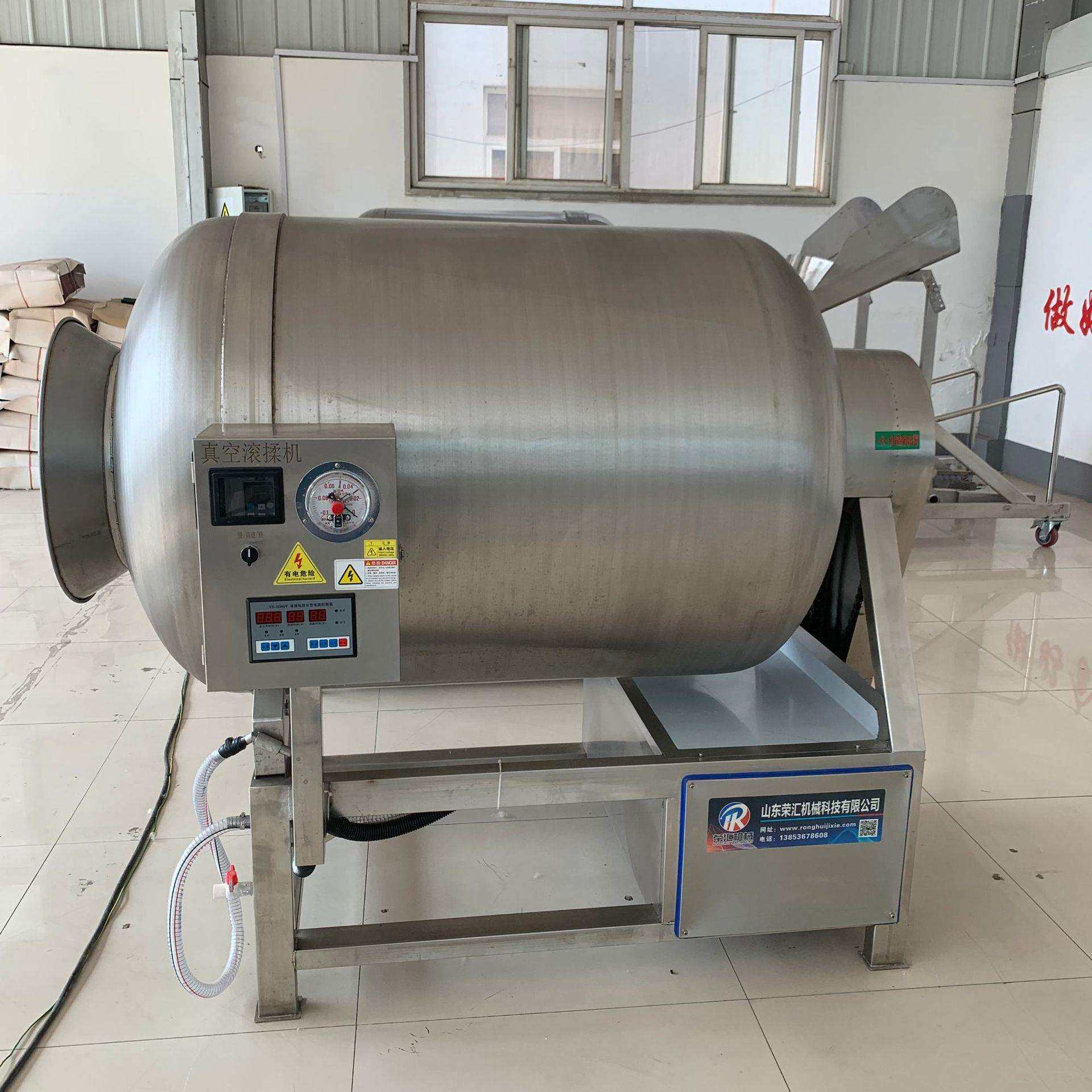 卤牛肉真空滚揉罐 调理品腌制滚揉腌肉机 鸡柳里脊真空滚揉机