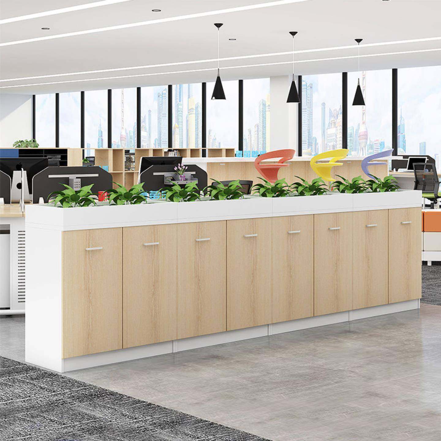 办公室花槽柜隔断柜屏风矮柜文件柜储物柜隔断柜置物架资料收纳柜,商业/办公家具,淘宝优惠券,粉丝福利购,淘宝优惠卷