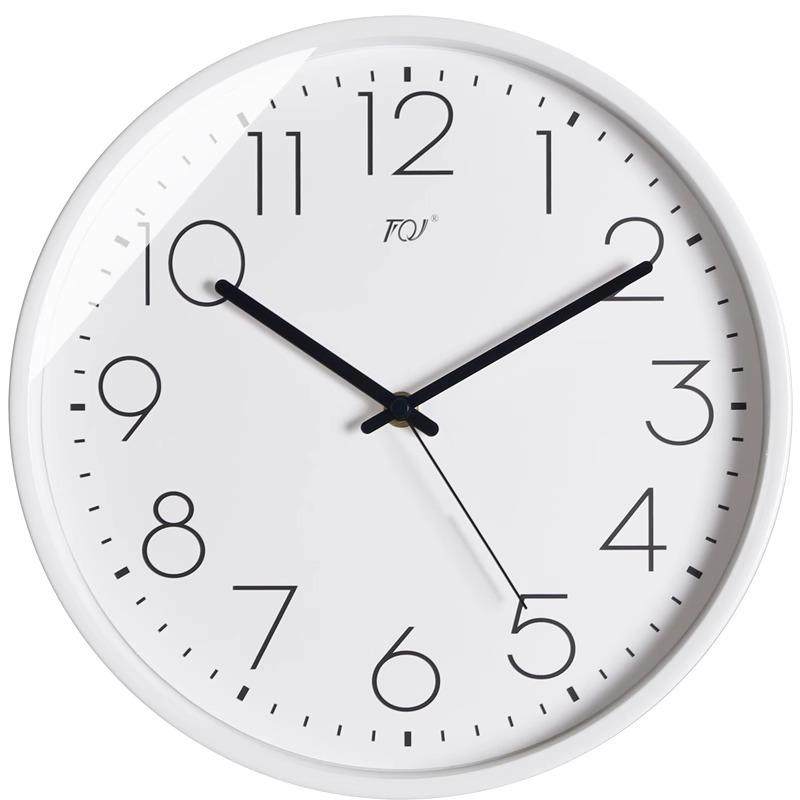 TQJ整点乐约VEZ报时简挂客厅家用时音尚静音钟挂表挂墙钟装饰石英