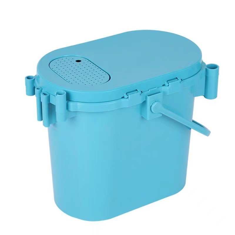 多用途坐椭圆形钓鱼桶箱桶钓鱼可坐溪流筏硬壳钓桶箱钓钓桶