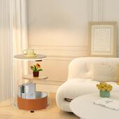 奶风卧围柜室床头台灯一体客厅沙发边几落地灯无线充32电氛立式 油